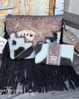 Gambler Cowhide Purse and Wallet BUNDLE