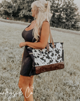 Darby Cowhide Carry All Bag by Countryside Co. Overnight bag, Computer bag