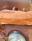 Laramie Cowhide Tooled Leather Concealed Carry Bag, Summer Edition Limited Made