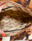 Laramie Cowhide Tooled Leather Concealed Carry Bag, Summer Edition Limited Made