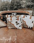 Laramie Cowhide Tooled Leather Concealed Carry Bag, Summer Edition Limited Made