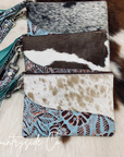 Rustic Couture Cowhide Wristlet by Countryside Co.
