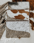 Rustic Couture Cowhide Wristlet by Countryside Co.