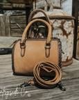Bailey Leather Small Barrel Bag
