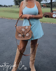 Stella Tooled Leather Concealed Carry Handbag by Countryside Co.
