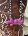 Navajo Bead Squash Flower Necklace