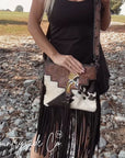 The Outlaw Cowhide Fringe Purse by Countryside Co. ONLY AT COUNTRYSIDE CO.