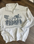 Cowboy Scene Quarter Zip