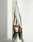 Rosita cowhide & tooled crossbody bag- kids
