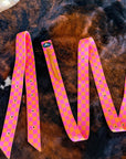 Checks Out (Pink/Orange) Cinch Strap Set