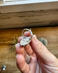Long Ring- Size 6.5 - Laramar & sterling silver