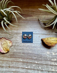 Simple Sterling Silver Stud Earrings – 10mm Round