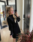 Black Velvet Party Dress