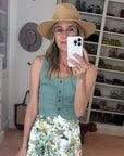 MASON'S DAUGHTER Andrea Top, Sage Green