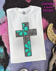 Western Cross Tee or Crewneck