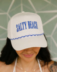 The Salty Beach Trucker Hat in Blue