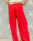 The Maribel Pant in Red