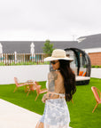 The Summer Embroidered Straw Hat