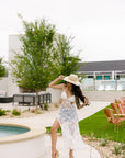The Summer Embroidered Straw Hat