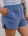 The Cowgirl Club Short in Dusty Blue