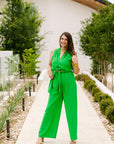 The Jemma Jumpsuit in Green