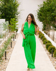 The Jemma Jumpsuit in Green