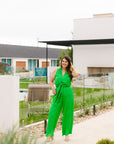 The Jemma Jumpsuit in Green