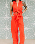 The Jemma Jumpsuit in Red