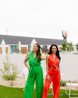 The Jemma Jumpsuit in Green