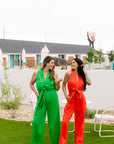 The Jemma Jumpsuit in Green