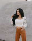 SALE The Stella Sweater in White