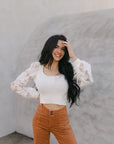 SALE The Stella Sweater in White