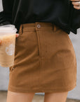 SALE The Lorelei Mini Skirt in Camel