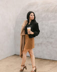 SALE The Lorelei Mini Skirt in Camel