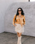 SALE The Lorelei Mini Skirt in Cream