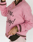 SALE The See You Cowboy Sweatshirt in Pink