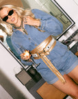 SALE The Myla Wrap Belt in Gold