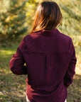 SALE The Sharla Top in Burgundy