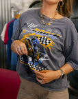 The Retro Rodeo Tee In Grey