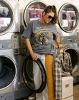 The Retro Rodeo Tee In Grey
