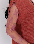 The Raelyn Lace Top in Rose