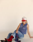 SALE The Aces Red Bootie
