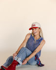SALE The Aces Red Bootie