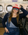 The Lacen Top in Navy