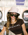 SALE The Cowgirl Mini Tee in Brown