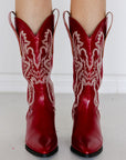 SALE The Pistola Red Cowboy Boot