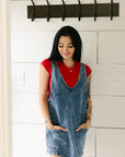 The Coro Dark Denim Dress