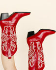 SALE The Pistola Red Cowboy Boot