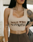 The Wild West Cropped Tank