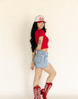 SALE The Pistola Red Cowboy Boot